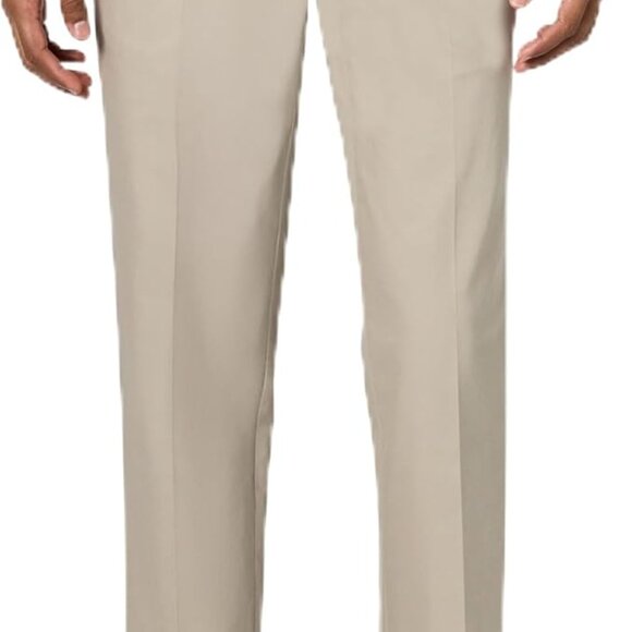 Men's Advantage Chino Pants Size 36W x 32L - Soft & Wrinkle-Resistant in Khaki